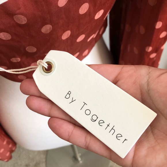 By Together polka dot wrap top - Picture 3 of 4